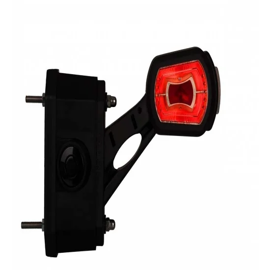 LED Breedtelamp rechts met alarm rood/wit/amber 12/24v | MBA-2732RWA