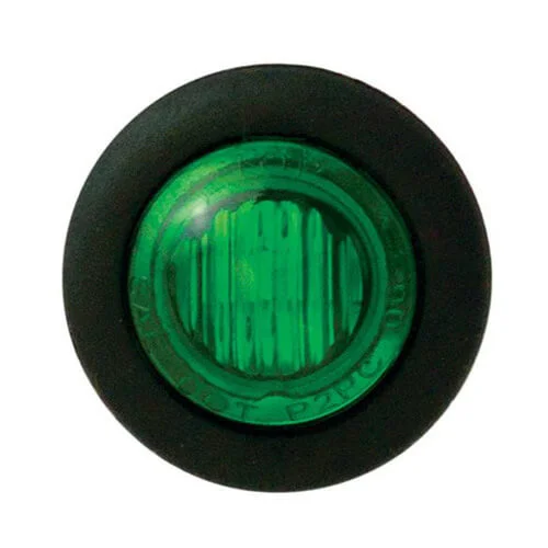 fanale decorativa a LED verde | 12-24v | 20cm. di cavo | 181GME