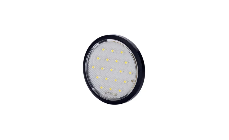 LED interior lamp 85lm / 5000K / 24v / Black | BG-2120W-24V