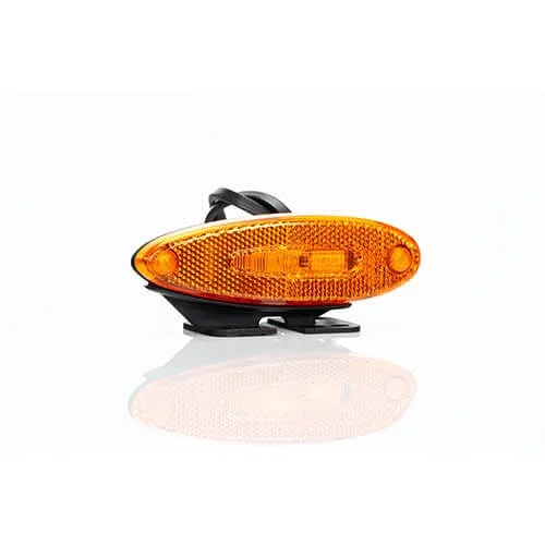 LED markeringslicht amber | 12-24v | 50cm. kabel | MV-1950A