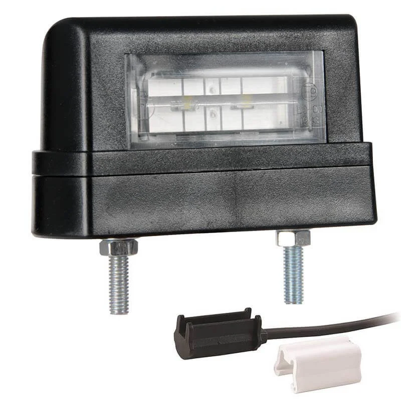 LED license plate light | 12-36v | with connector 1.5mm². | M10KV-320H