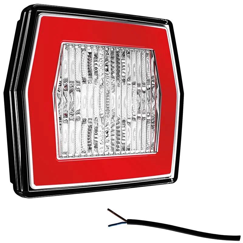 LED reversing light with taillight | 12-36v | 100cm. cable