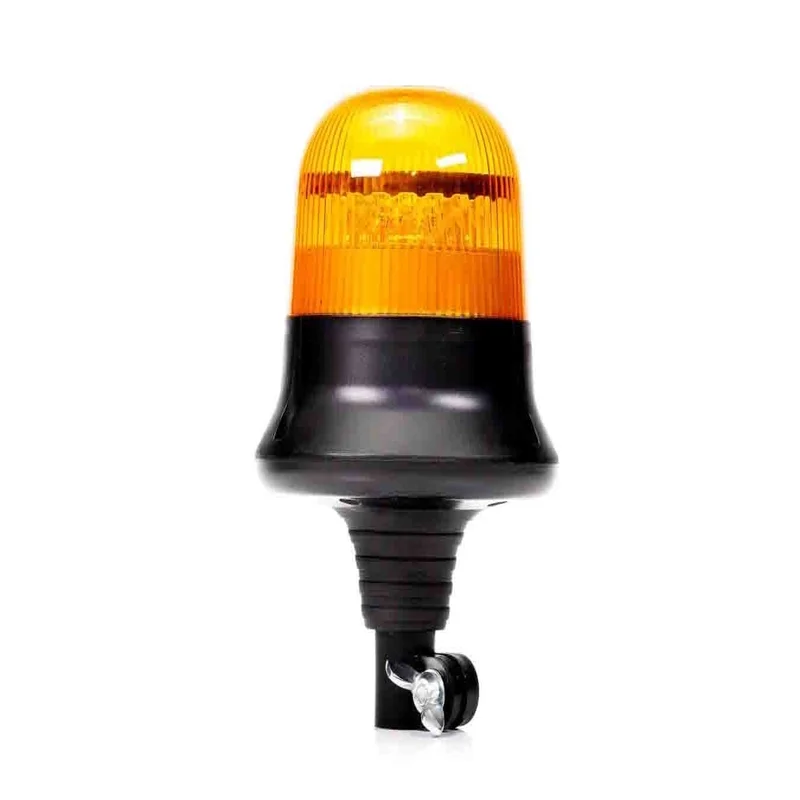 R65 LED zwaailamp, double flash, DIN-opsteek, 12/24V | S10ZL522