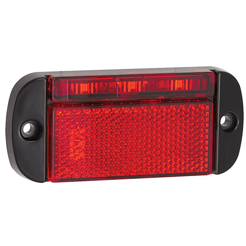 LED marker light red | 12-24v | 40cm. cable | 44RME