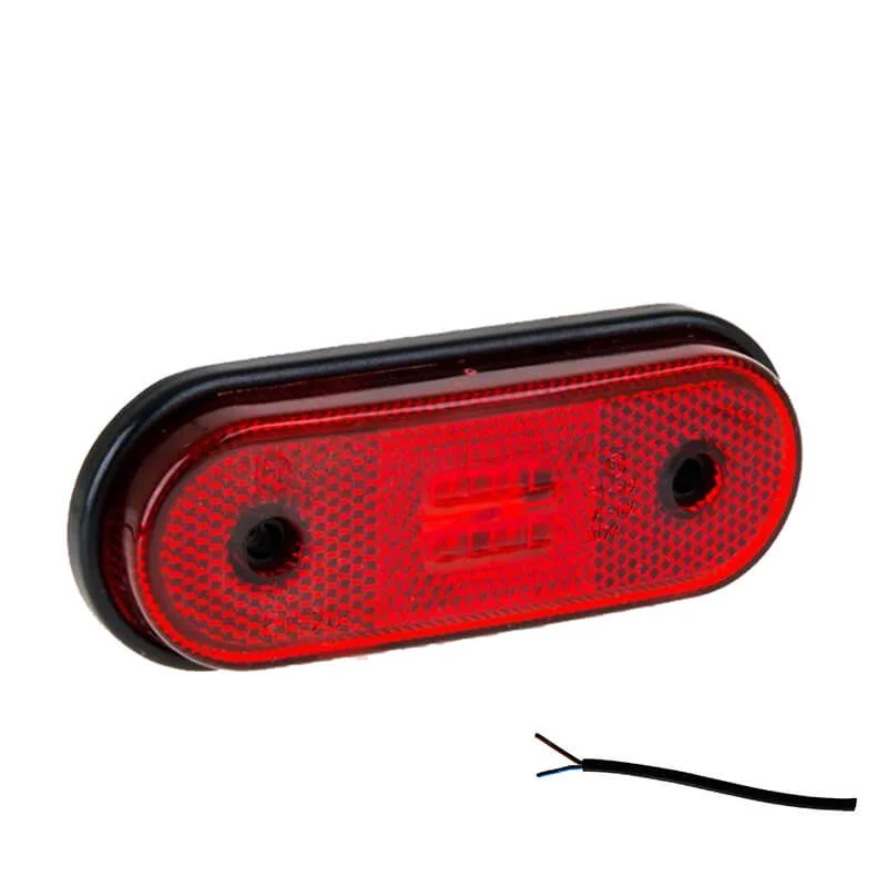 LED Markierungsleuchte Rot 12-36 Volt 50cm Kabel | MV-1400R