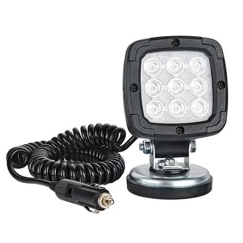 Faro da lavoro a LED 1000 lumen su base magn.12/24v 3,0 m di cavo per arricciatura | WF-3610MM30