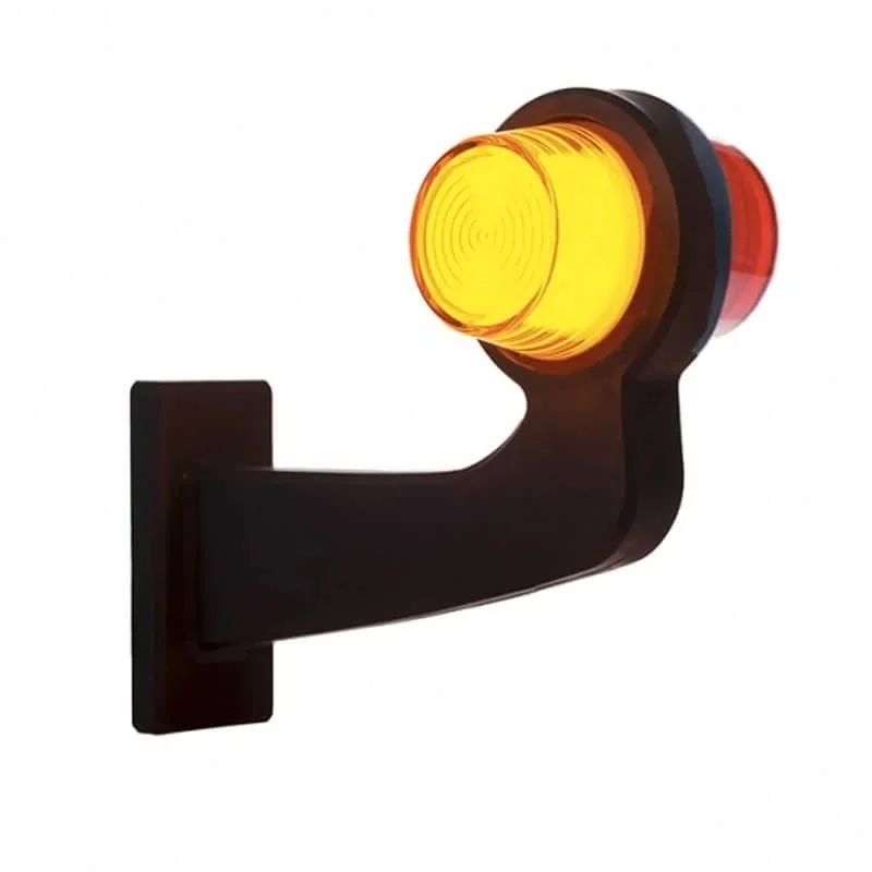 destra | Lampada a sospensione LED | stelo angolato | lente smerigliata | 12-24v | MB-1022RA