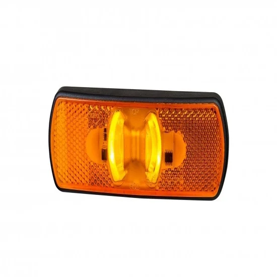 LED markeringslicht neon amber | 12-24v | 50cm. kabel | MV-3300A