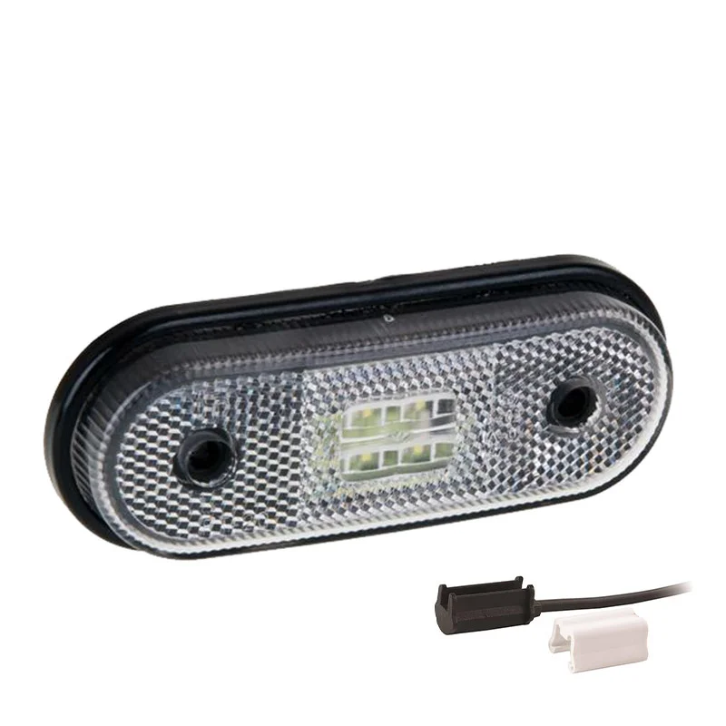 LED Markierungsleuchte Weiß 12-36 Volt 1,5mm² Anschluss. | MV-1420W