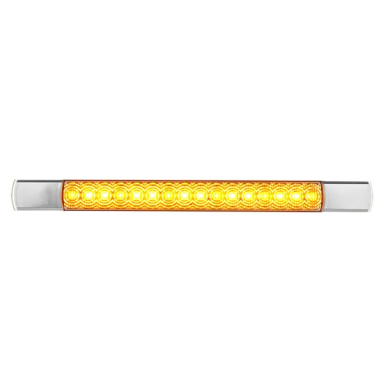 LED slimline knipperlicht | 12v | chroom | 285CA12