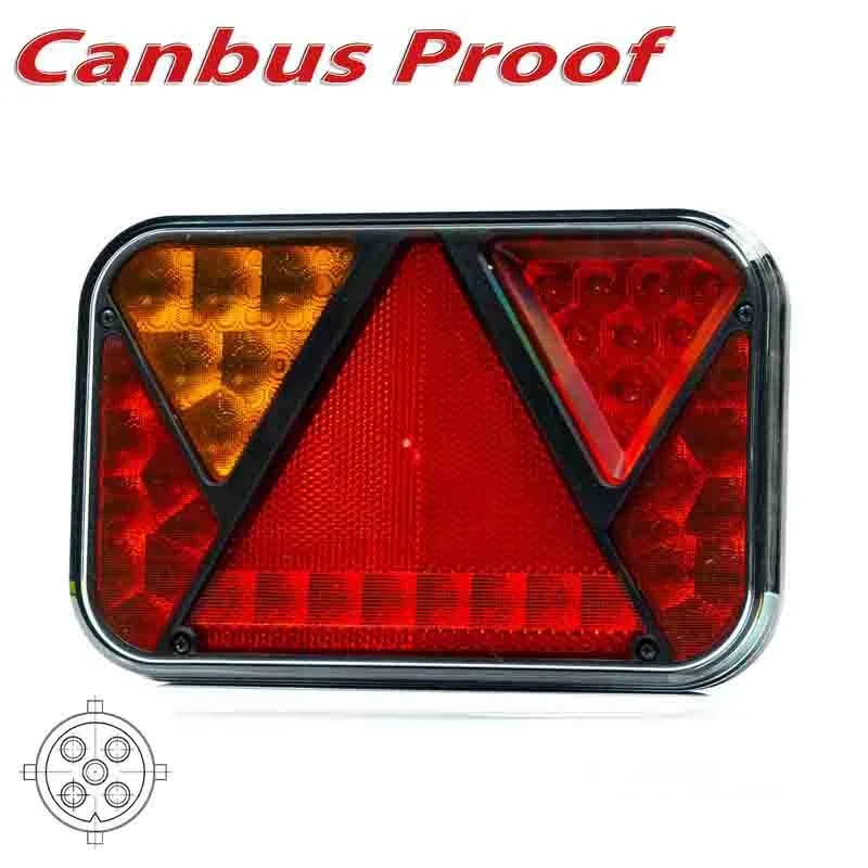 Left | LED Rear light with integrated canbus solution, fog light | 12v | 5-PIN | VC-2701B5CAN