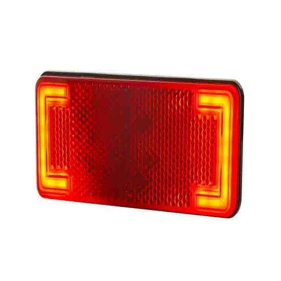 fanale di segnalazione a LED rosso neon | 12-24v | 50 cm. di cavo | MV-3100R