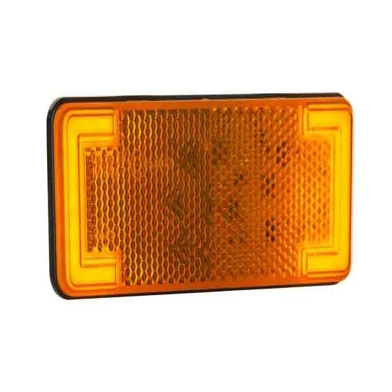 LED markeringslicht neon amber | 12-24v | 50cm. kabel | MV-3100A