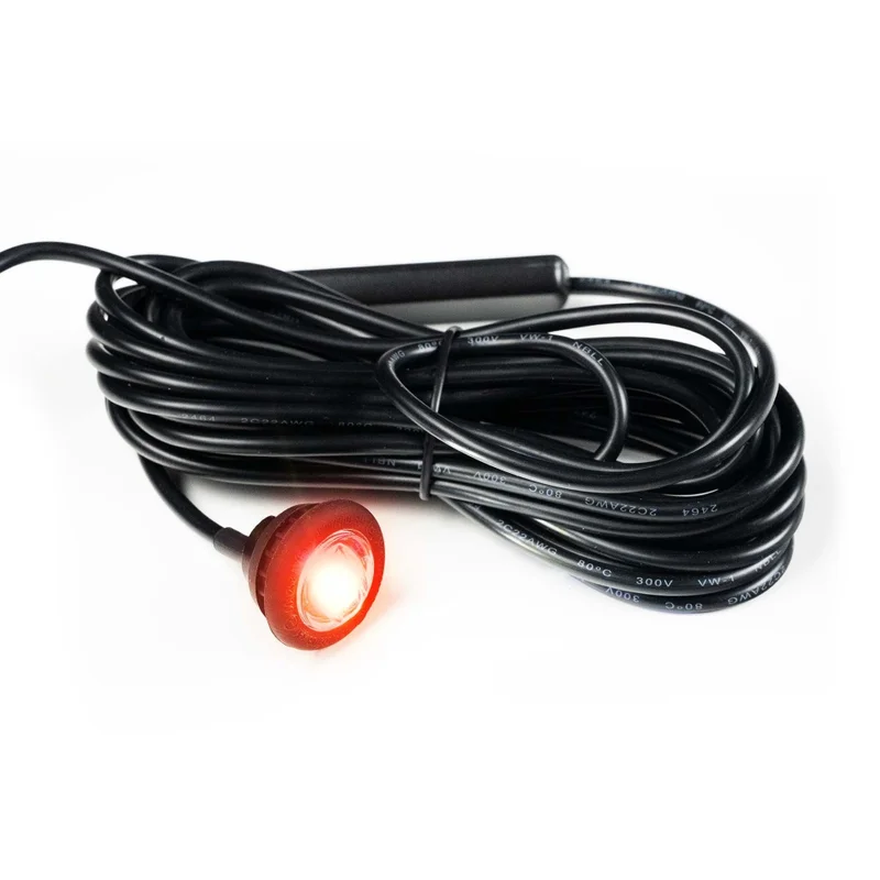 Feu de position LED rouge 12-24V 500cm de câble | MV-4500R-5M