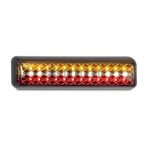 LED achterlicht slimline met achteruitrijlamp | 12-24v | 40cm. kabel | 200BIRSTME