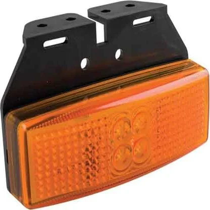 LED markeringslicht amber | 12-24v | 20cm. kabel | 1491AM