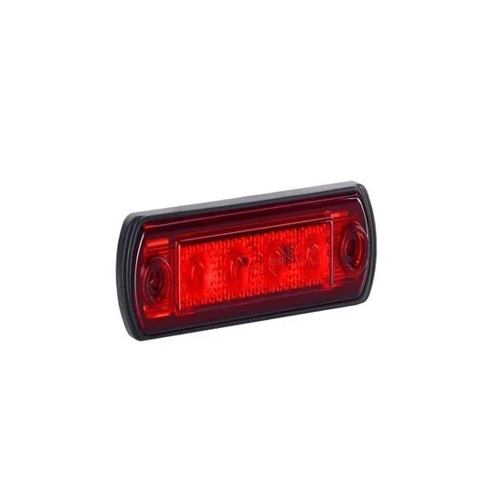 LED marker light red with bracket | 12-24v | 50cm. cable | MV-5250R