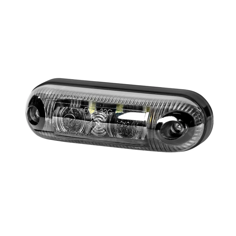 LED Dark Markeerlicht amber 12/24v 50cm kabel