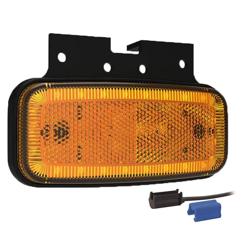 LED markeringslicht amber | 12-24v | 0,75mm². connector | MV-1260A