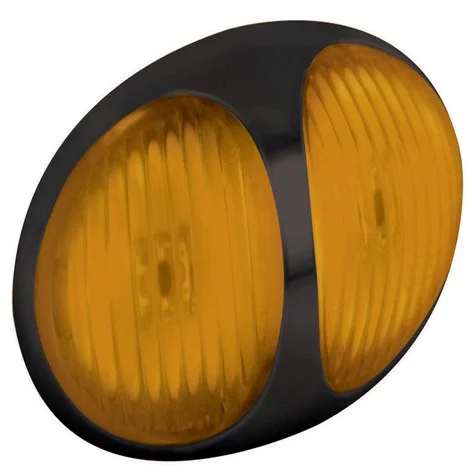 fanale di segnalazione a LED ambra | 12-24v | 30 cm di cavo | 37AM2P