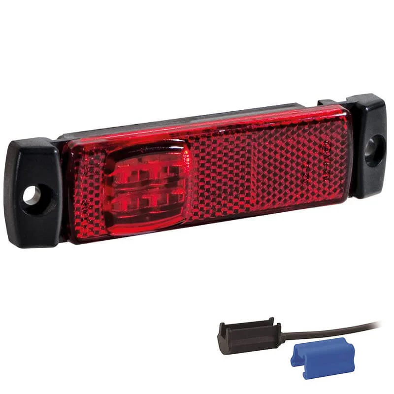 LED-Begrenzungsleuchte Rot 12/36V 0,75mm² Anschluss. | M10MV-193R