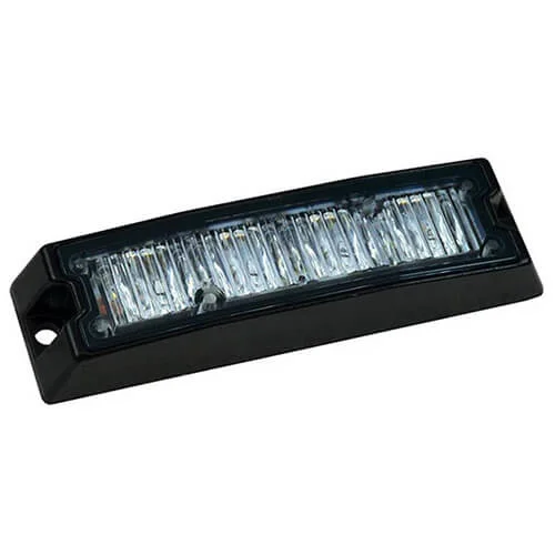 LED Flitser 4 LED's | Slimline | R65 | Blauw | 10-30v | SLED4DVBR65