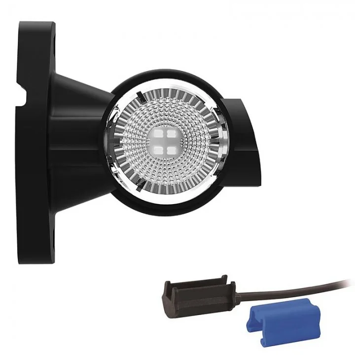 Links | LED Begrenzungsleuchten | kurzer Schaft | 12-24v | 0,75mm². stecker | M10BV-911RWA