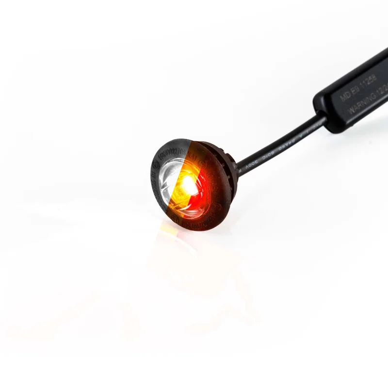 Feu de position LED rouge/blanc/orange 12-24V 200cm de câble | MV-4500RWA-2M