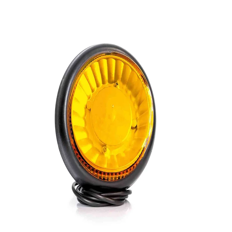 R65 LED-Taschenlampe, Doppelblitz, 1-Schraube, 12-24V 1,5m Kabel | S10ZL432