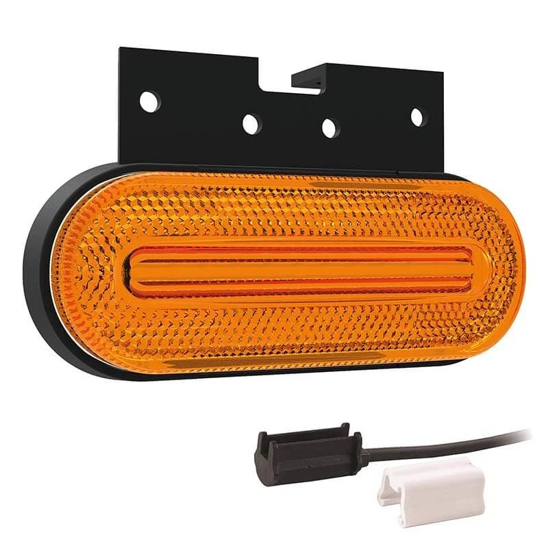 LED marker light amber | 12-24v | 1,5mm². connector. | M10MV-770A