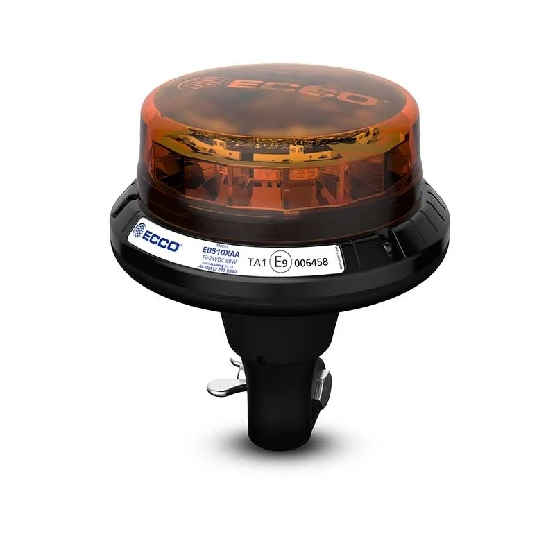 LED R65 Taschenlampe 12-24v Amber - CISPR25 - IP69K - Aufsteckbar | EB5103AA