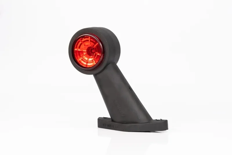 Right | LED side marker light | angled stem | 12-36v | 1.5mm². connector | M10BV-522RW