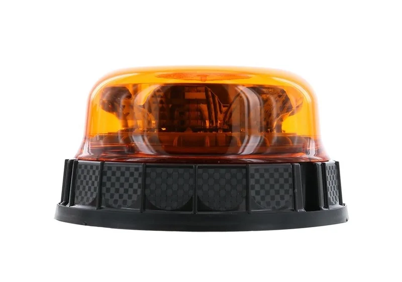 LED R65 flashlight amber 12/24v 3-bolt mounting, rotating | D14724