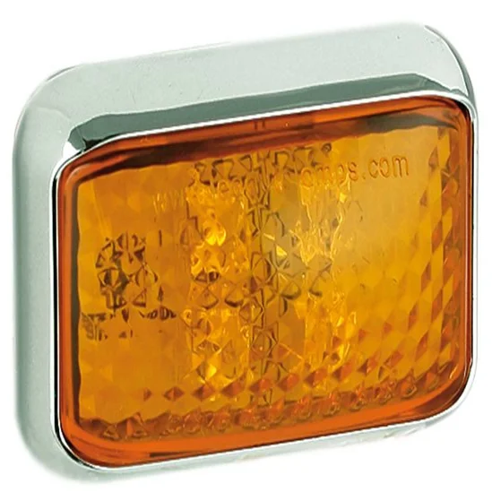 LED Zij-knipperlicht amber | 12-24v | 40cm. kabel | 35CAME