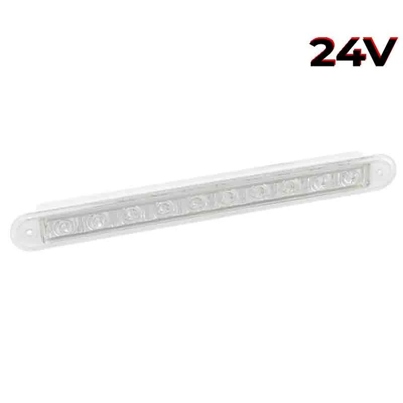 LED Rückfahrscheinwerfer slimline transparente Linse | 24v 40cm. Kabel | 235W24E