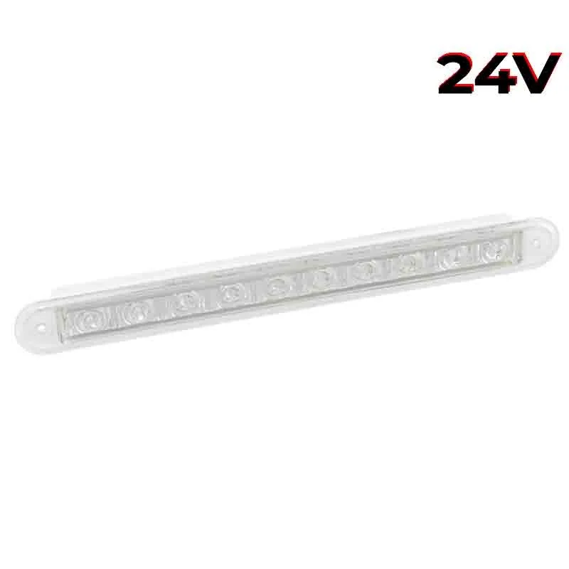 LED achteruitrijlicht slimline transparante lens | 24v 40cm. kabel | 235W24E