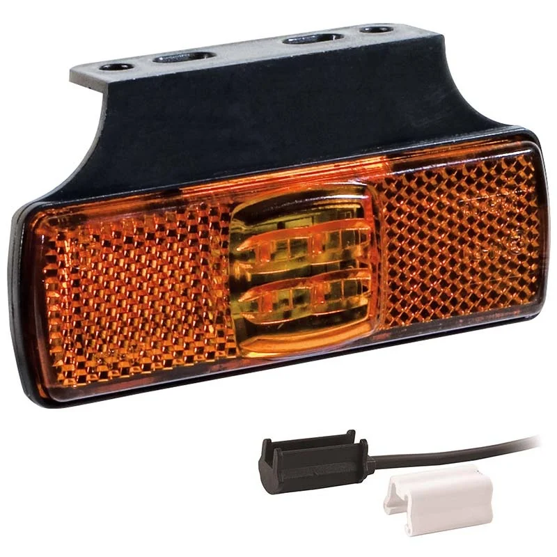 LED markeringslicht amber | 12-24v | 1,5mm². connector | M10MV-170A