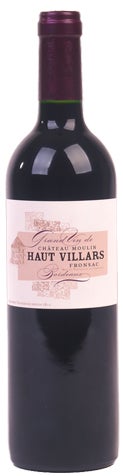 Château Moulin Haut Villars  Fronsac 